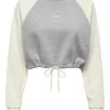 ONLY Sweatshirt "Lula" In Grau/ Creme