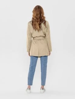 ONLY Trenchcoat "Valerie" In Beige -Damenmodegeschäft only trenchcoat valerie in beige 3