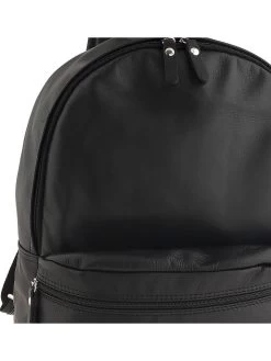 Leder-Rucksack "Rovigo" In Schwarz - (B)30 X (H)40 X (T)14 Cm -Damenmodegeschäft ore10 leder rucksack rovigo in schwarz b 30 x h 40 x t 14 cm 2