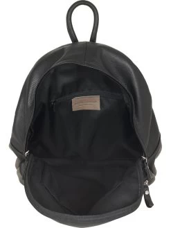 Leder-Rucksack "Rovigo" In Schwarz - (B)30 X (H)40 X (T)14 Cm -Damenmodegeschäft ore10 leder rucksack rovigo in schwarz b 30 x h 40 x t 14 cm 3