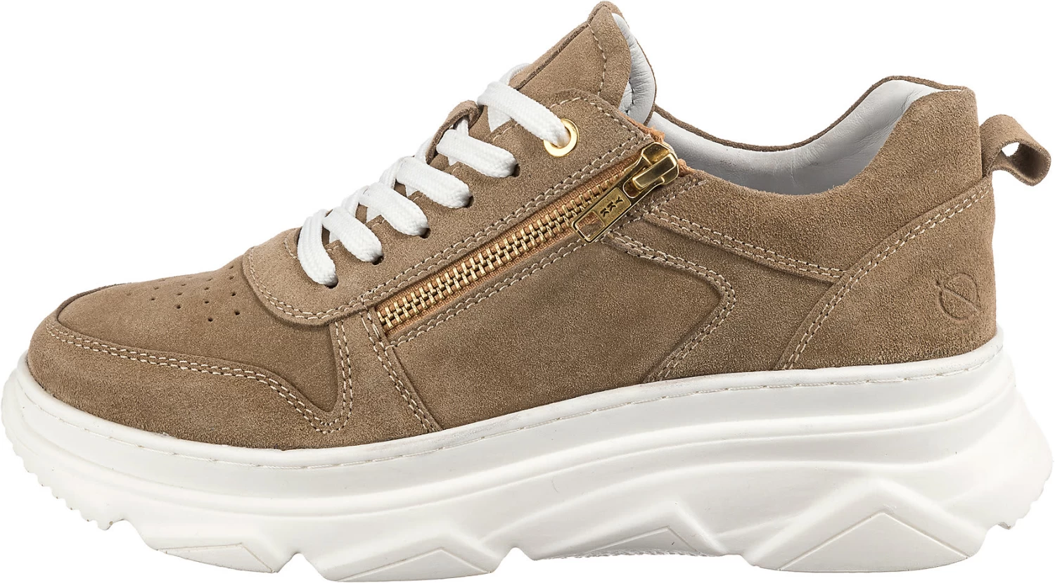 Chunky Echtleder Sneakers Low 3 Chunky Echtleder Sneakers Low – Bild 3