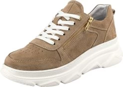 Chunky Echtleder Sneakers Low