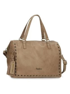 Pepe Jeans Henkeltasche In Beige - (B)34 X (H)23 X (T)17 Cm -Damenmodegeschäft pepe jeans henkeltasche in beige b 34 x h 23 x t 17 cm 2
