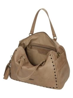 Pepe Jeans Henkeltasche In Beige - (B)34 X (H)23 X (T)17 Cm -Damenmodegeschäft pepe jeans henkeltasche in beige b 34 x h 23 x t 17 cm 5