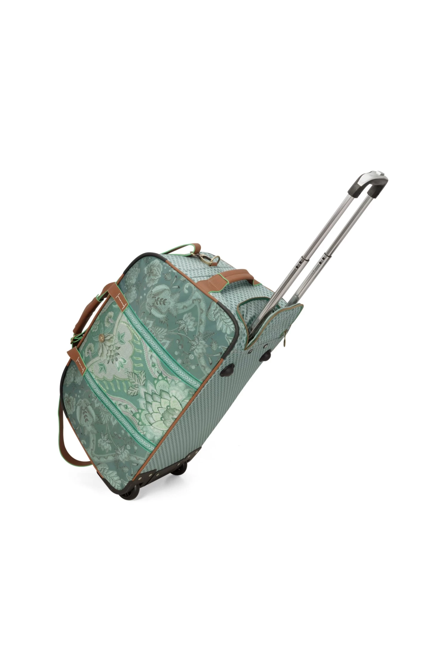 Pip Studio Reisetasche Mit 2 Rädern "Kyoto Festivall" In Grün - (L) 55 X (B) 34 X (H) 27 Cm 2 Pip Studio Reisetasche Mit 2 Rädern "Kyoto Festivall" In Grün - (L) 55 X (B) 34 X (H) 27 Cm – Bild 2