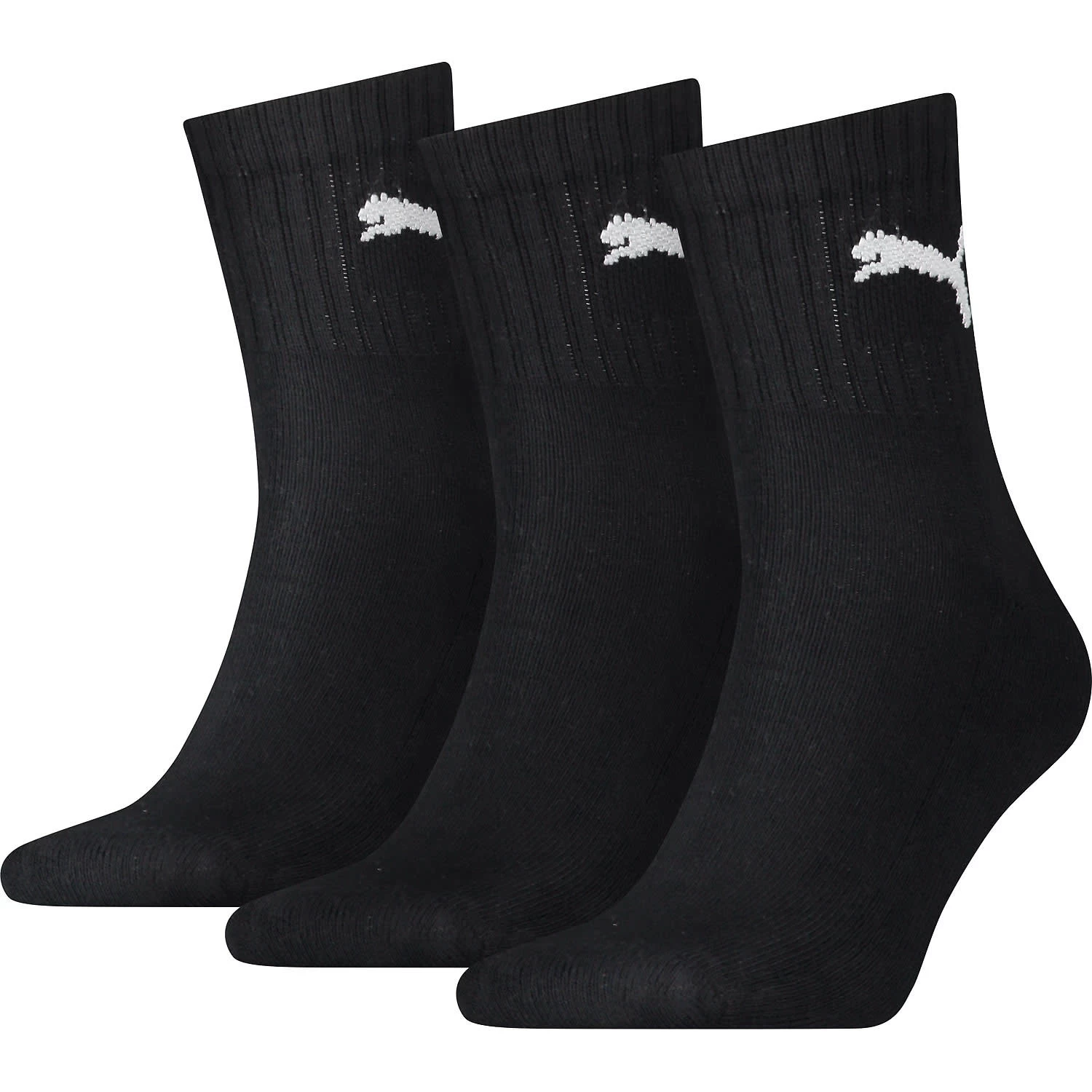3er Set Sportsocken Short In Schwarz 2 3er Set Sportsocken Short In Schwarz – Bild 2