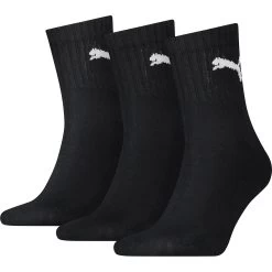 3er Set Sportsocken Short In Schwarz