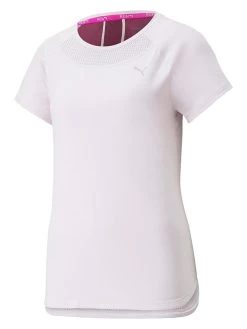 Puma Laufshirt "Run Cloudspun" In Weiß/ Lila