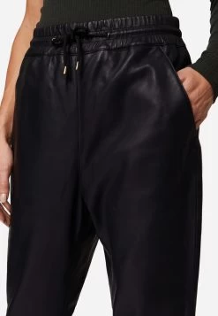 Lederhose Carillo In Schwarz -Damenmodegeschäft ricano lederhose carillo in schwarz 4