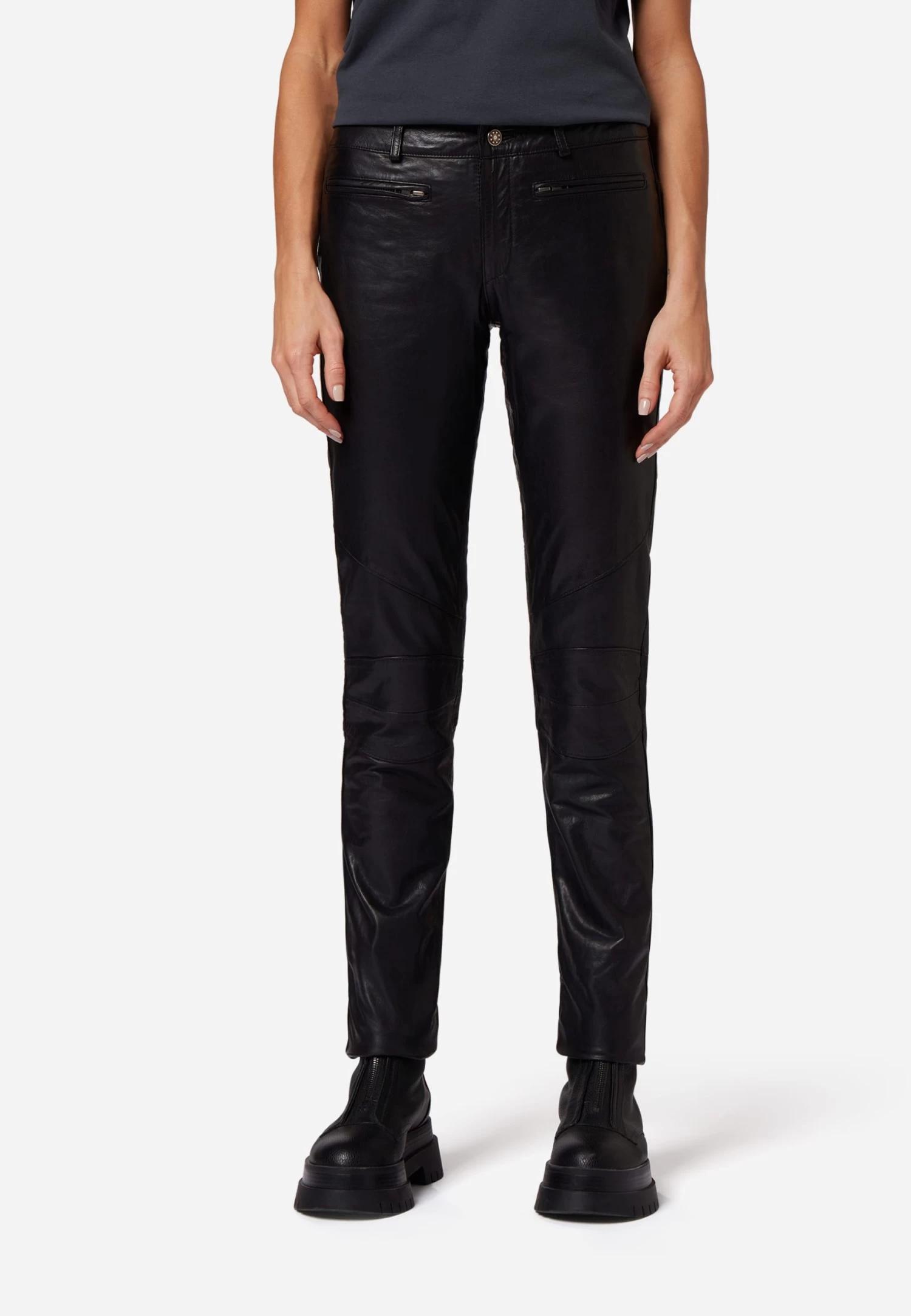 Lederhose Donna II In Schwarz 1 Lederhose Donna II In Schwarz