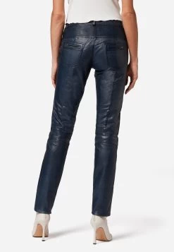 Lederhose Donna In Blau -Damenmodegeschäft ricano lederhose donna in blau 2