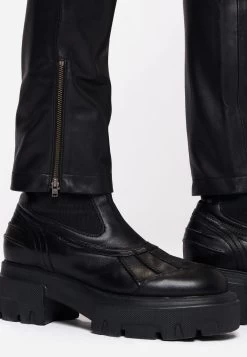 Lederhose Tally Pant In Schwarz 8 Lederhose Tally Pant In Schwarz -Damenmodegeschäft ricano lederhose tally pant in schwarz 3