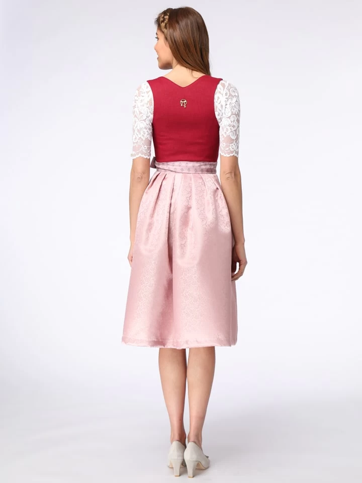 Dirndl In Rot/ Rosa 2 Dirndl In Rot/ Rosa – Bild 2