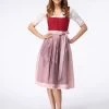 Dirndl In Rot/ Rosa