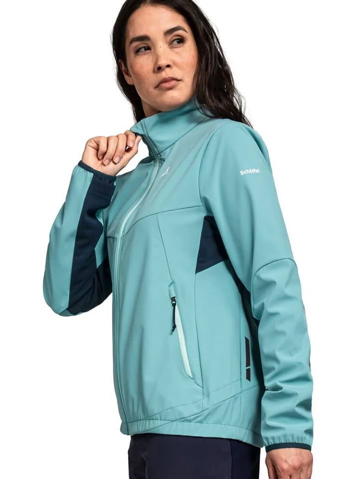 Softshelljacke In "Rinen" In Türkis 3 Softshelljacke In "Rinen" In Türkis – Bild 3