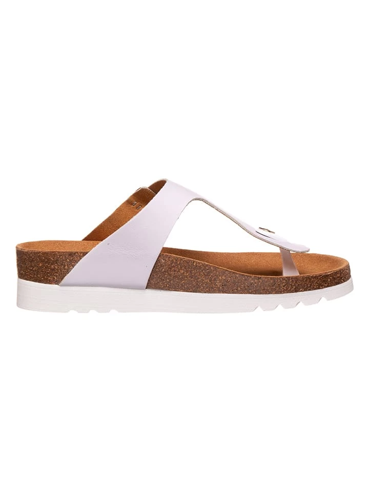 Scholl Leder-Zehentrenner "Ilary" In Flieder 2 Scholl Leder-Zehentrenner "Ilary" In Flieder – Bild 2