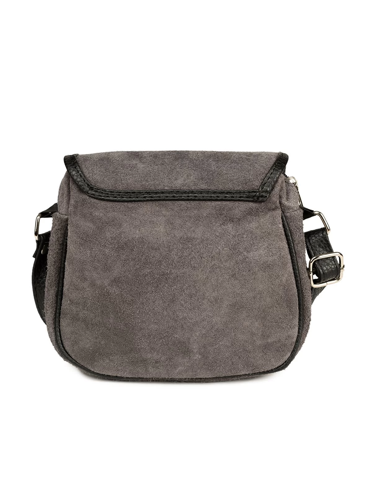 Trachtentasche TA3000 Veloursleder, Grau 3 Trachtentasche TA3000 Veloursleder, Grau – Bild 3