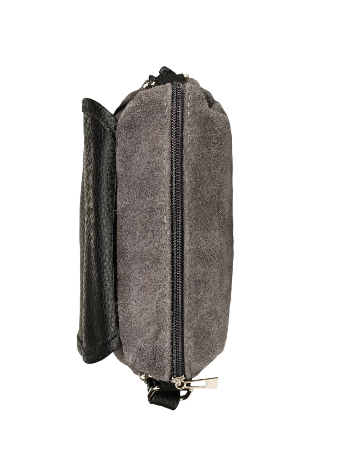 Trachtentasche TA3000 Veloursleder, Grau 4 Trachtentasche TA3000 Veloursleder, Grau – Bild 4