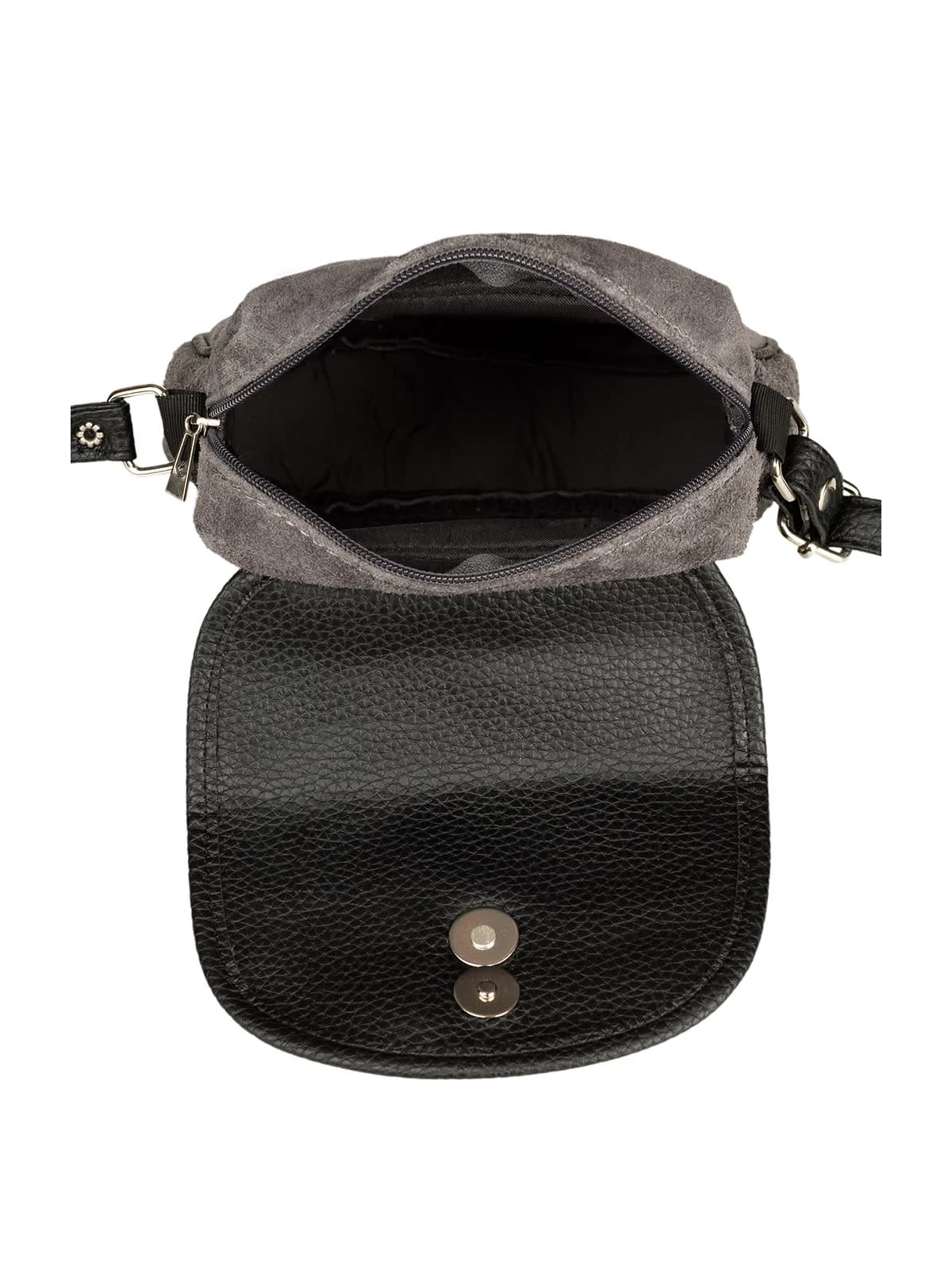 Trachtentasche TA3000 Veloursleder, Grau 5 Trachtentasche TA3000 Veloursleder, Grau – Bild 5