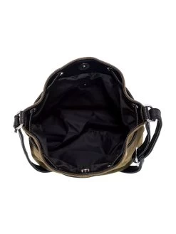 Wildlederbeutel TA30210 Mit Metallherz, Grau Braun 9 Wildlederbeutel TA30210 Mit Metallherz, Grau Braun -Damenmodegeschäft schuhmacher wildlederbeutel ta30210 mit metallherz grau braun 3