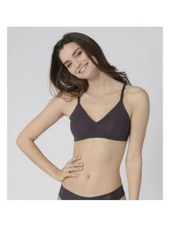 Sloggi Bügelloser BH In Anthrazit -Damenmodegeschäft sloggi bugelloser bh in anthrazit 3