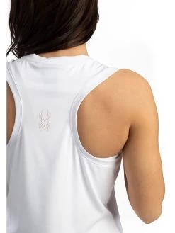 Spyder Trainingstop In Weiß -Damenmodegeschäft spyder trainingstop in weiss 3