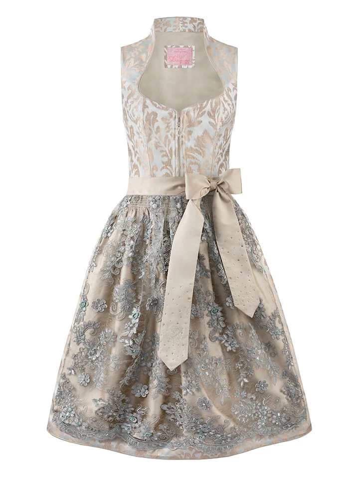 Dirndl "Marusha" In Taupe 1 Dirndl "Marusha" In Taupe