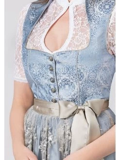 Dirndl "Odina" In Hellblau/ Hellgrau -Damenmodegeschäft stockerpoint dirndl odina in hellblau hellgrau 5