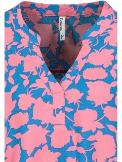 SUBLEVEL Bluse In Rosa/ Türkis 5 SUBLEVEL Bluse In Rosa/ Türkis -Damenmodegeschäft sublevel bluse in rosa turkis 2