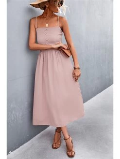 Kleid In Rosa -Damenmodegeschäft sweet summer kleid in rosa 3