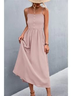 Kleid In Rosa -Damenmodegeschäft sweet summer kleid in rosa 4