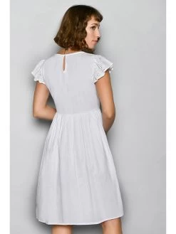 Damenmodegeschäft -Damenmodegeschäft tarifa kleid in weiss 1