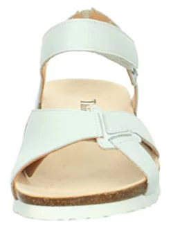 Think! Leder-Sandalen "Julia" In Weiß -Damenmodegeschäft think leder sandalen julia in weiss 2