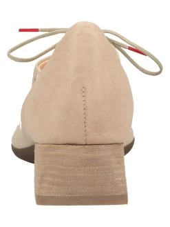 Think! Leder-Schnürschuhe In Beige -Damenmodegeschäft think leder schnurschuhe in beige 4