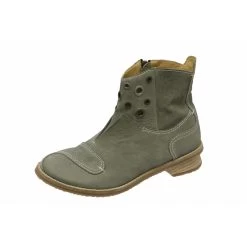 Stiefelette In Hell-grün