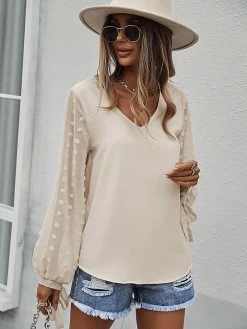 Bluse In Apricot