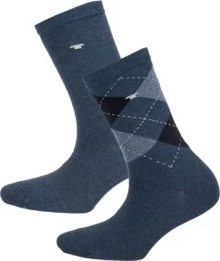 Tom Tailor 2er Pack Women Socks Argyle, 2er Socken