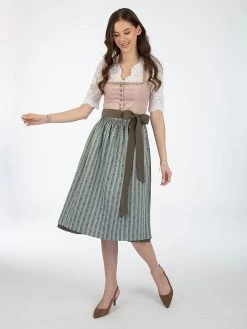 Dirndl In Altrosa/ Oliv