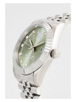 U.S. Polo Assn. Quarzuhr In Silber/ Grün 6 U.S. Polo Assn. Quarzuhr In Silber/ Grün -Damenmodegeschäft u s polo assn quarzuhr in silber grun 2