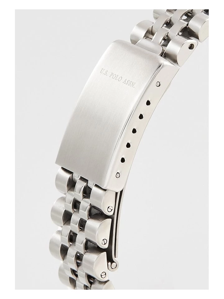 U.S. Polo Assn. Quarzuhr In Silber/ Grün 4 U.S. Polo Assn. Quarzuhr In Silber/ Grün – Bild 4