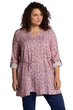 Ulla Popken Tunika Mit Druck In Rosa