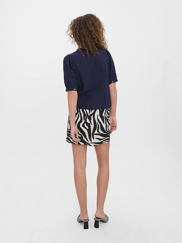 Vero Moda Bluse "Pretty" In Dunkelblau 2 Vero Moda Bluse "Pretty" In Dunkelblau – Bild 2