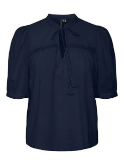 Vero Moda Bluse "Pretty" In Dunkelblau 9 Vero Moda Bluse "Pretty" In Dunkelblau -Damenmodegeschäft vero moda bluse pretty in dunkelblau 4