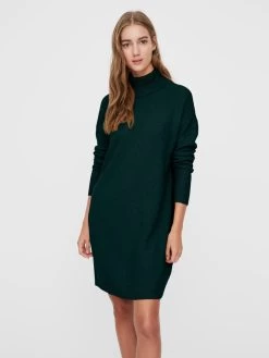 Vero Moda Kleid "Brilliant" In Dunkelgrün