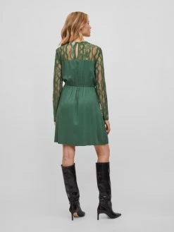 Vila Kleid "Suvita" In Grün -Damenmodegeschäft vila kleid suvita in grun 4