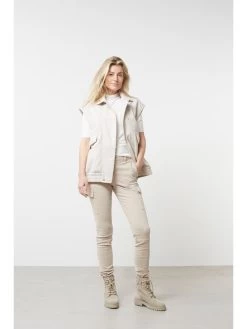 Weste In Creme -Damenmodegeschäft yaya weste in creme 2