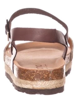 Yokono Leder-Sandalen In Dunkelbraun -Damenmodegeschäft yokono leder sandalen in dunkelbraun 2